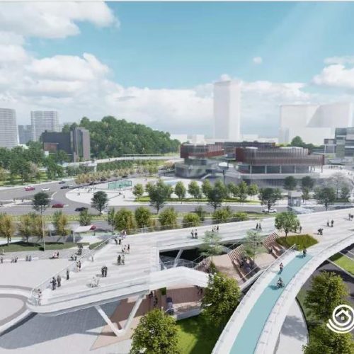 东莞中心城区将建有史以来最“高大上”的天桥。4座！3.74亿