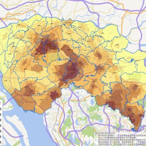 东莞发布房价地图，新房价格有参考了！开发商土拍莫追高了！